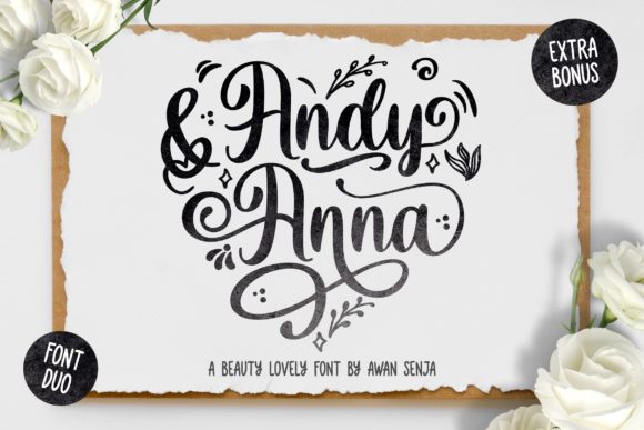 Andy & Anna: A Script Font with a Romantic Spark