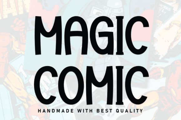 Bring Stories to Life with Magic Comic's Elegant Script