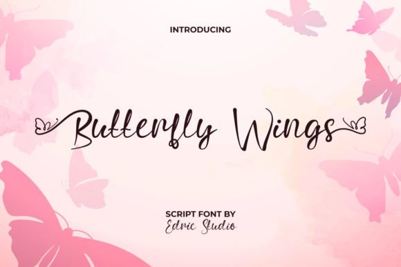 Butterfly Wings: A Font That Whispers Elegance