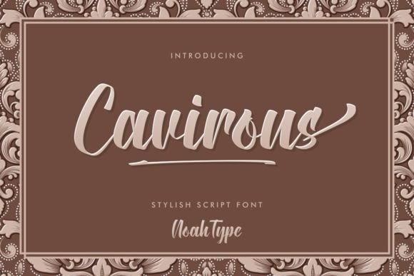 Cavirous: A Stylish Script Font for Elegant Branding