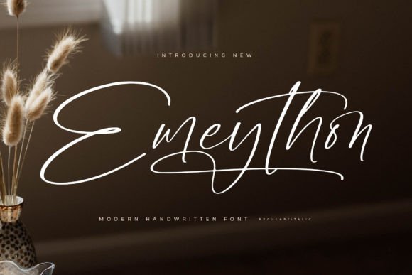 Emeython: The Script Font That Transforms Your Designs