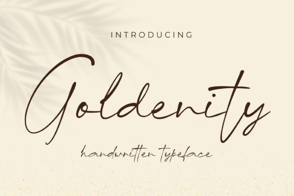 Goldenity: The Dazzling Script for Elegant Design