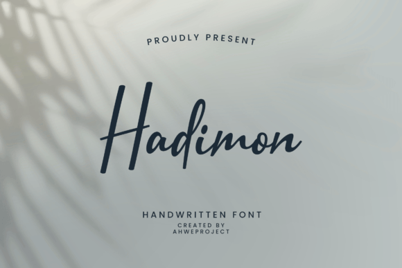 Hadimon: The Script Font That Bridges Elegance and Modernity