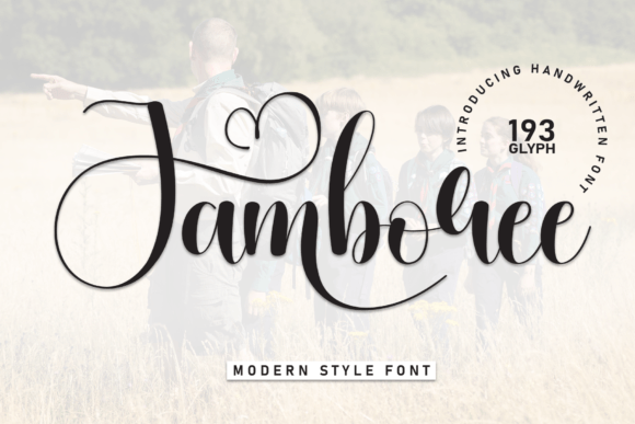 Jamboree: Crafting Elegance with a Handwritten Script