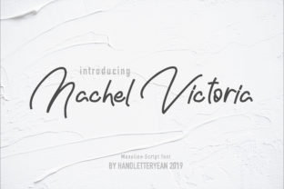 Nachel Victoria: A Modern Script for Timeless Branding