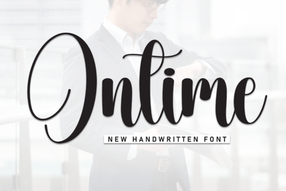 Ontime: A Script Font for Authentic, Handwritten Design