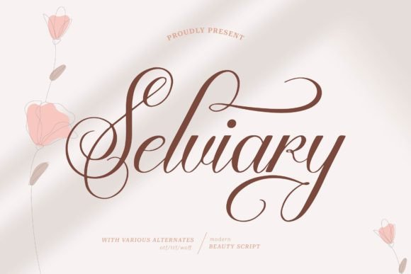 Selviary: The Script Font That Brings Elegance and Authenticity to Your Creative Projects