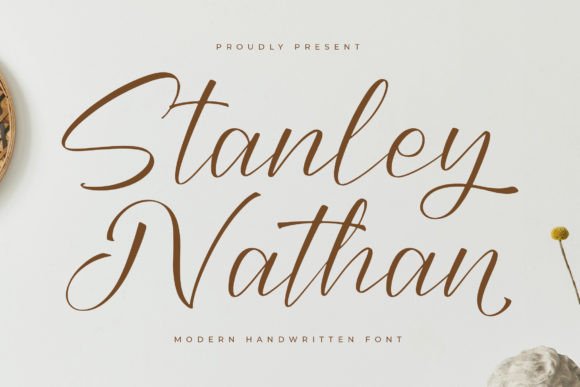 Stanley Nathan: A Modern Script for Sophisticated Design