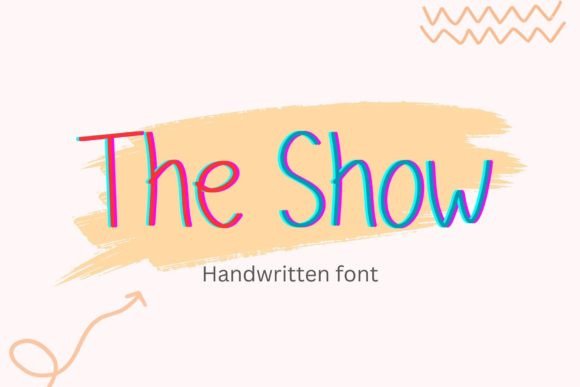 The Show: A Modern Handwritten Script Font for Stylish Design