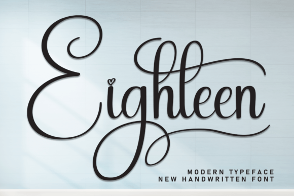 Why Eighteen is the Go-To Script Font for Elegant Design