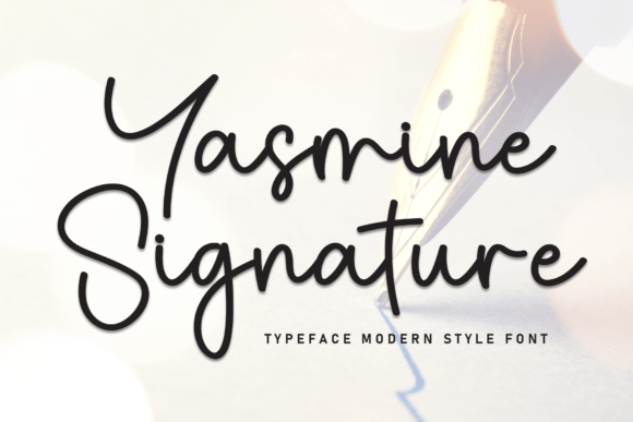 Yasmine Signature: A Script Font for Timeless Elegance